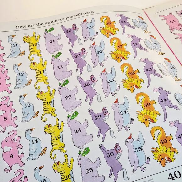 Vintage 80s Demi’s Count the Animals 1 2 3 Rare HTF Children’s Counting Book - Picture 10 of 16